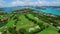 Aerial video Fisher Island Miami Beach