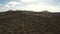 Aerial video footage of the La Geria vineyard on black volcanic soil in Lanzarote, Canary Islands