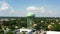 Aerial video Fort Lauderdale Florida water tower painted art