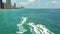 Aerial video group jet ski tour Miami