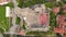 Aerial video of the Kanli Kula Fortress or the bloody tower in the center of Herceg Novi, a coastal city at the entrance