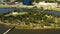 Aerial video Manatee Island Daytona Beach Florida