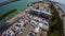 Aerial video Marina and boat storage