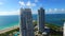 Aerial video Miami Beach highrise condos