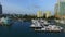 Aerial video of the Miami Beach Marina 2