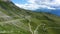 An aerial video of a mountainbiker riding a beautiful trail in Switzerland. This video was filmed near Verbier.