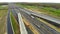 Aerial video of the New Jersey Turnpike