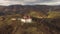 Aerial video of Veliki Tabor Castle, Zagorje, Zagreb, Croatia