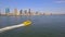 Aerial video water taxi New York