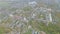 Aerial videography at a high altitude of the Russian city of Perm