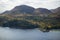 Aerial view of 1530 foot high Cadillac Mountain, Acadia National Park, Maine