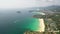 Aerial view the 3 Beaches Phuket Viewpoint popular landmark in Phuket, Thailand.