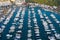 Aerial view of Aberdeen Typhoon Shelters, Hong Kong