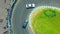 Aerial View Above Drift Racing Cars 01