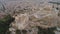 Aerial view of Acropolis of Athens ancient citadel in Greece