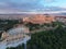 Aerial view of Acropolis of Athens, the Temple of Athena Nike, Parthenon, Hekatompedon Temple, Sanctuary of Zeus Polieus