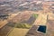 Aerial View agricultural landscape