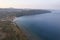 Aerial view of Akyaka - MuÄŸla Turkey