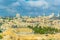 Aerial view of Al aqsa mosque in Jerusalem, Israel