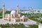 Aerial View of the Al Fateh Grand Mosque of Manama, the Capital City of Bahrain