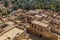 Aerial view of Al Qasr village in Dakhla oasis, Egy