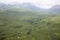 Aerial view of alaskan wilderness