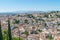 Aerial view of Albaicin, Granada