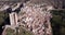 Aerial view of Alcala del Jucar ancient stone town in Spain