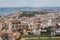 Aerial view of Almada municipality near Lisbon, Portugal