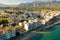 Aerial view of Altea city by Mediterranean coast, Spain