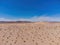 Aerial view of the Amargosa Sand Dunes in a hot day