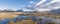 Aerial view of the amazing landscape of Rannoch Moor