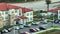 Aerial view of american apartment buildings in Florida residential area. New family condos as example of housing