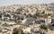 Aerial view of Amman city skyline with ancient roman theater ruins in Jordan - Travel wonder concept on middle east