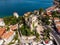 Aerial view of Anatolian Fortress in Istanbul Turkey / Anadolu Hisari