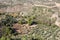 Aerial view of Andalucian landscape