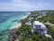 Aerial view of Anguilla Beaches