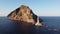 Aerial View of Aniva The abandoned lighthouse in the Sakhalin Island,Russia