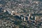 Aerial view of apartment buildings in Bronx New York