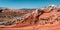 Aerial view of the Arches National Park in Arizona, USA.