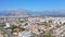 Aerial view of architecture, blue lagoon and Konyaalti beach in Antalya, Turkey