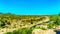 Aerial view of the area surrounding the Ge-Selati River where it joins the Olifants River in Kruger National Park