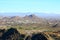 Aerial view of Arizona Capital City of Phoenix from North Mountain