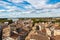 Aerial view of Arles, France