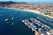 Aerial view of Arraial do Cabo beach, Rio de Janeiro, Brazil