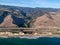 Aerial view of Arroyo Hondo Bridge on PCH Highway 1