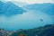 Aerial view of Ascona and the Brissago Islands