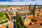 Aerial view of Astorga, Spain