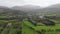 Aerial view of the Atlantic coast by Ardara in County Donegal - Ireland