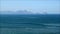 Aerial view of Atlantic ocean`s gentle waves, Copacabana beach, Rio de Janeiro, Brazil, South America